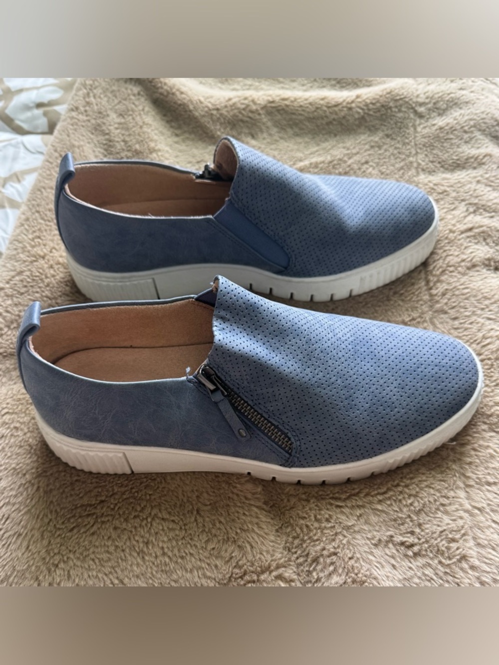 SOUL Naturalizer Turner Slip-On Blue Zip 8